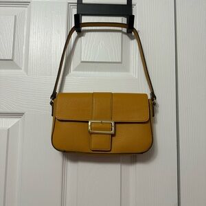 Nanette Lepore Mustard Yellow Shoulder Bag